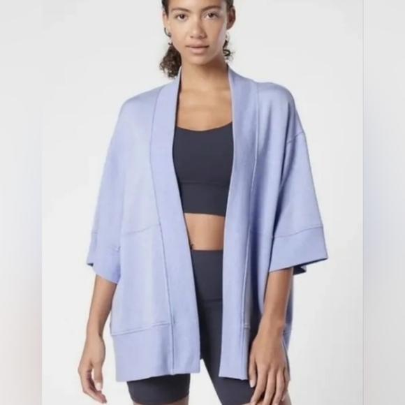 Athleta Light Blue Women's Cardigan - Picture 1 of 9